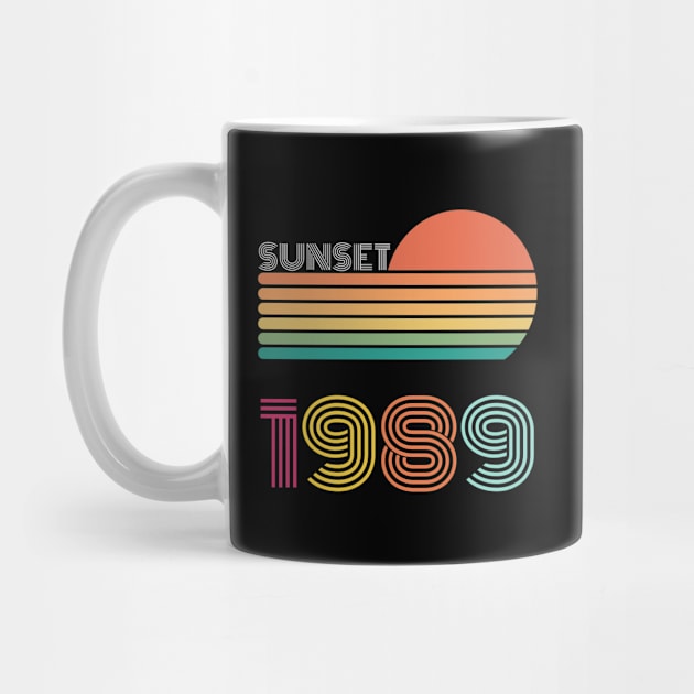 Sunset Retro Vintage 1989 by Happysphinx